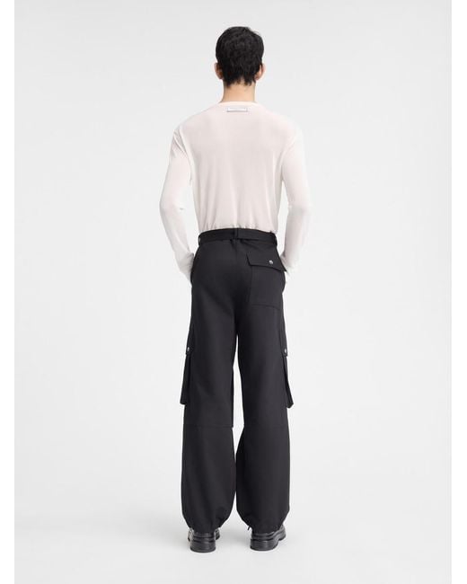 Jacquemus White The Cargo Pants for men