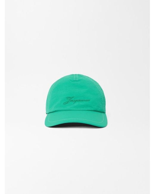 Jacquemus Green The Baluchon Baseball Cap