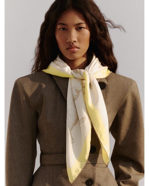 Jacquemus Metallic The Caniche Large Silk Scarf