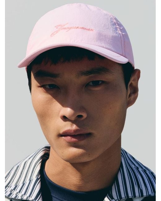 Jacquemus Pink The Baluchon Baseball Cap