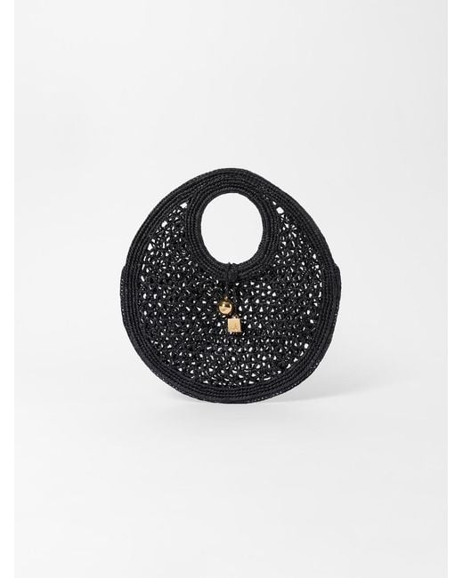 Jacquemus Blue The Spiaggia Small Round Bag
