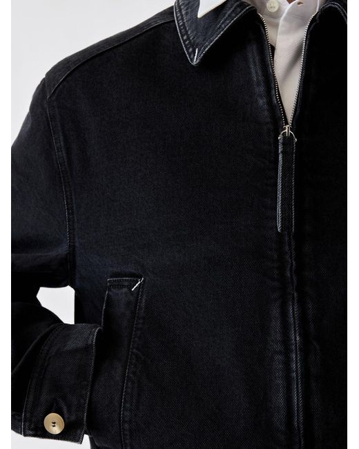 Jacquemus Black The De-Nîmes Canevas Jacket for men