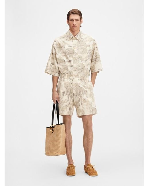 Jacquemus Natural The Aloe Shorts for men