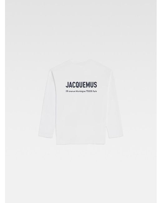 Jacquemus White Le T-Shirt Montaigne