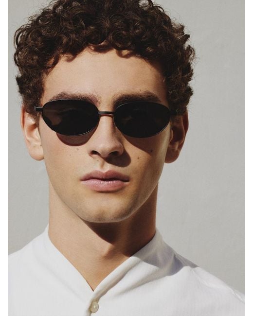 Jacquemus Black The Alba Sunglasses