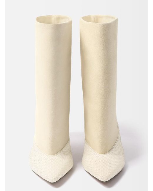 Jacquemus White The Tourni Boots