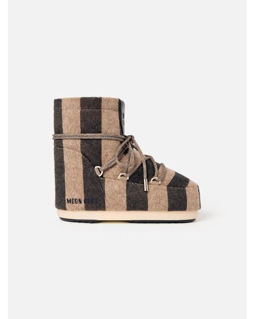 Jacquemus White The Striped Moon Boot