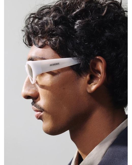 Jacquemus Natural The Ovalo Sunglasses