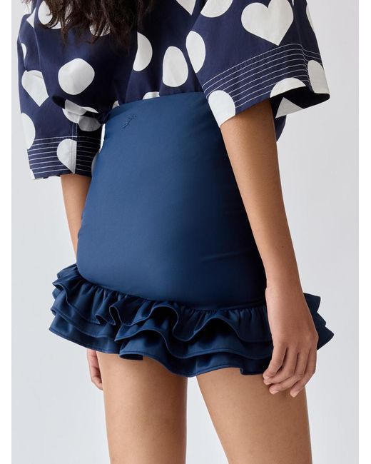 Jacquemus Blue The Playa Mini Skirt