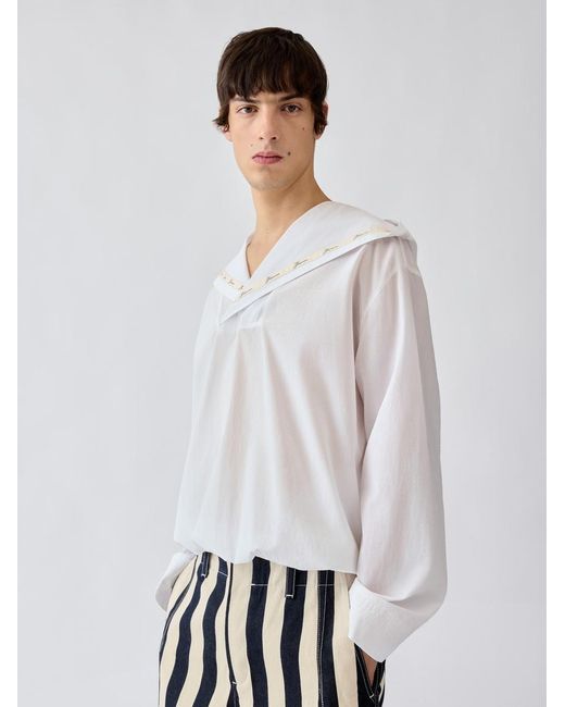 Jacquemus White The Marin Top