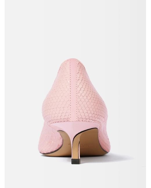 Jacquemus Pink The Low Tourni Heels