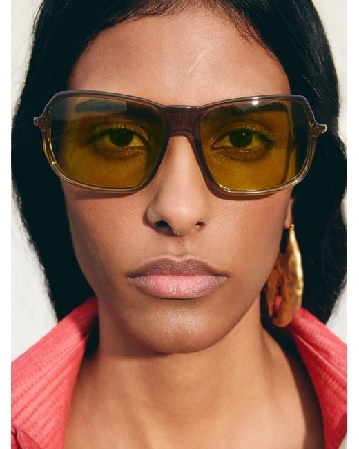 Jacquemus Yellow The Mimosa Sunglasses