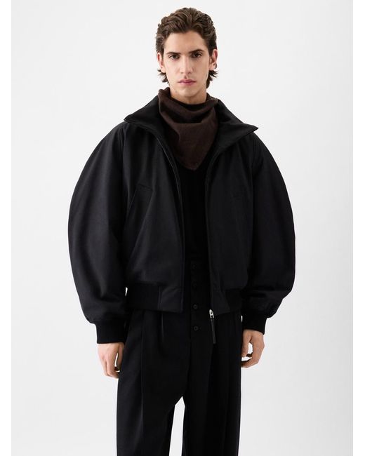 Jacquemus Black The Aero Bomber Jacket