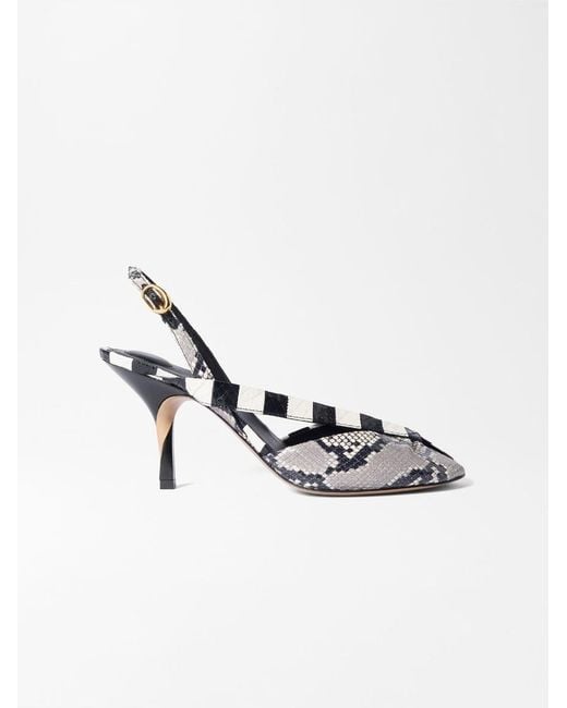 Jacquemus White The Poisson Slingbacks