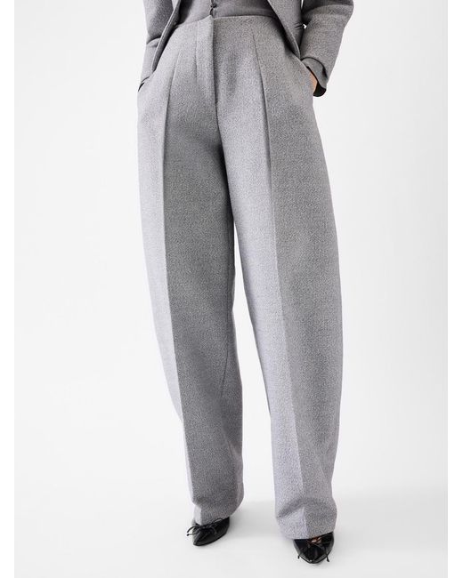 Pantaloni Curvo di Jacquemus in Gray
