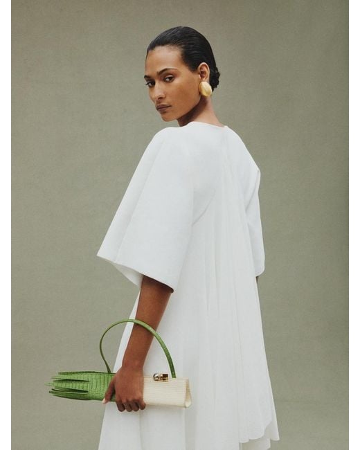 Jacquemus Green The Poireau Clutch