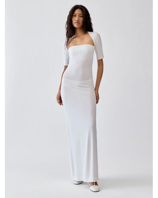Jacquemus White The Bolero Dress