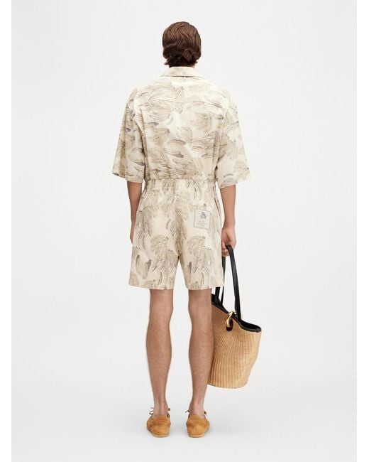 Jacquemus Natural The Aloe Shorts for men