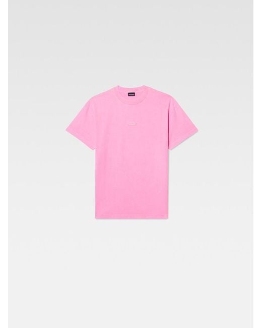 Jacquemus Pink Le T-Shirt Fluo