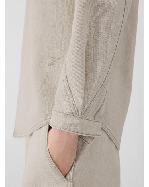 Jacquemus Natural The Amelo De-Nîmes Denim Shirt