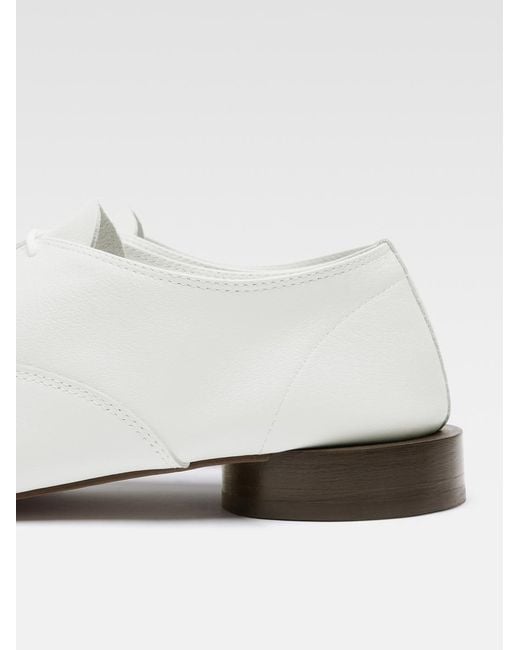Jacquemus White X Repetto Les Zizi 30Mm Derby Shoes