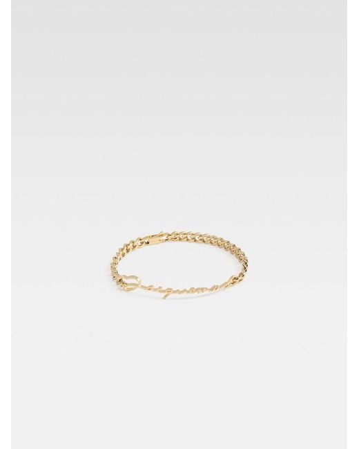 Jacquemus Metallic The Bracelet for men