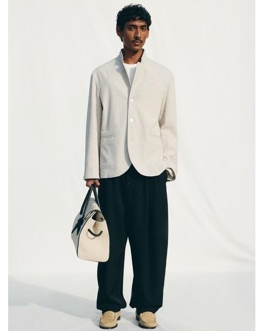 Jacquemus White La Veste Palmier