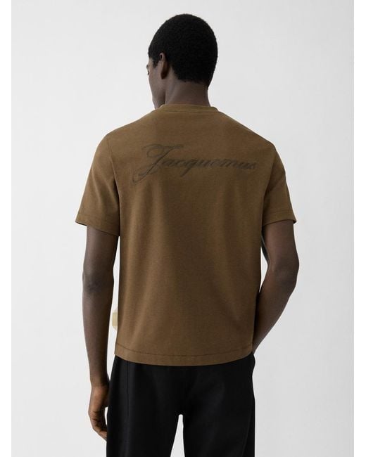 Jacquemus Green The Logo T-Shirt