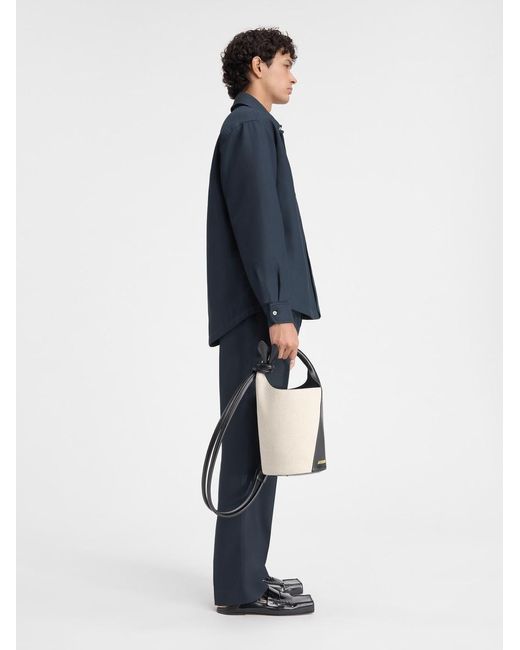 Giacca-Camicia La Chemise Boulanger di Jacquemus in Blue da Uomo