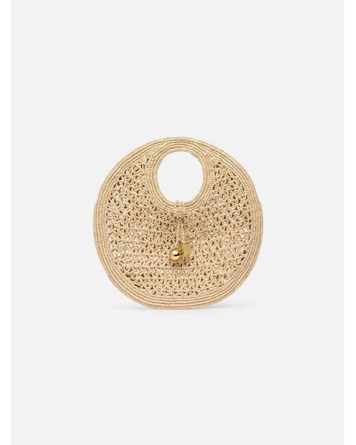 Jacquemus White The Spiaggia Small Round Bag