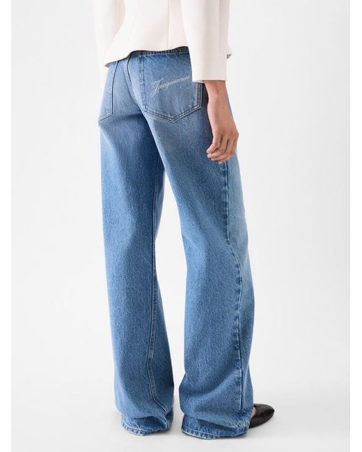Jacquemus Blue The Wide De-Nîmes Denim Pants