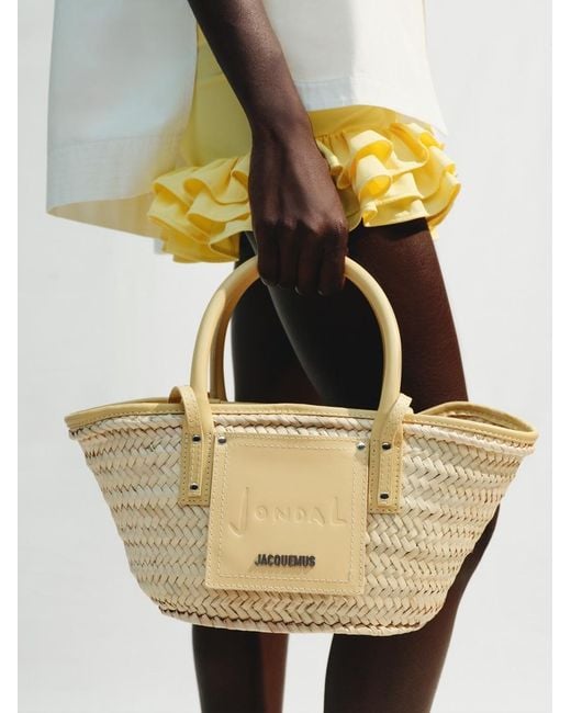 Jacquemus Metallic The Small Soli Basket