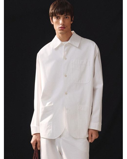 Jacquemus White The Boutis Jacket