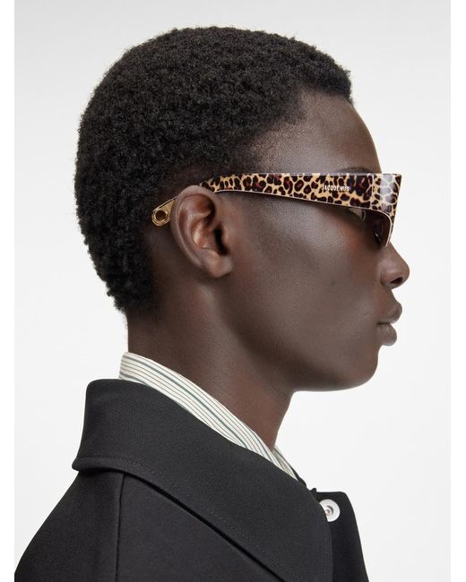 Jacquemus White The Ovalo Sunglasses
