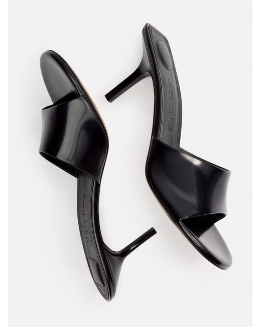 Jacquemus Black The Cubisto Mules