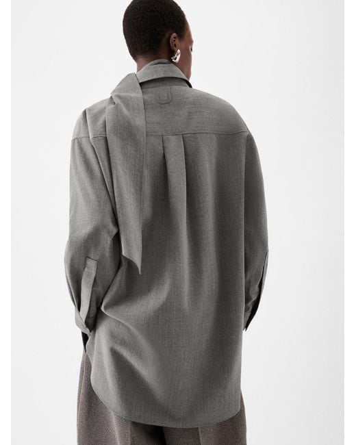 Jacquemus Gray The Shirt