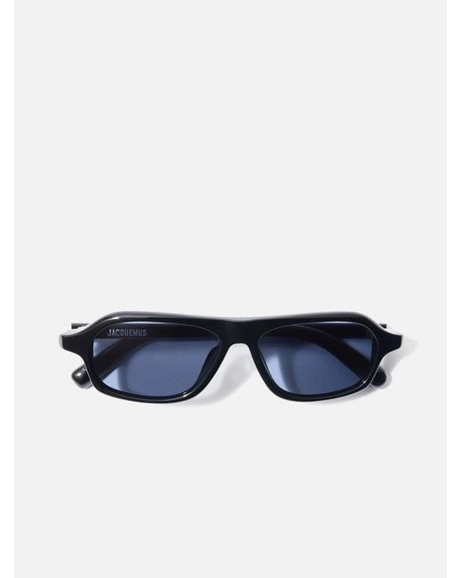 Jacquemus Blue The Becane Sunglasses