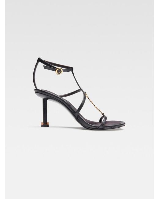 Jacquemus Black Les Sandales Pralù
