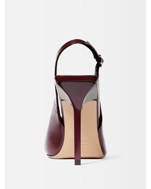 Slingback Alte Cubisto di Jacquemus in Purple