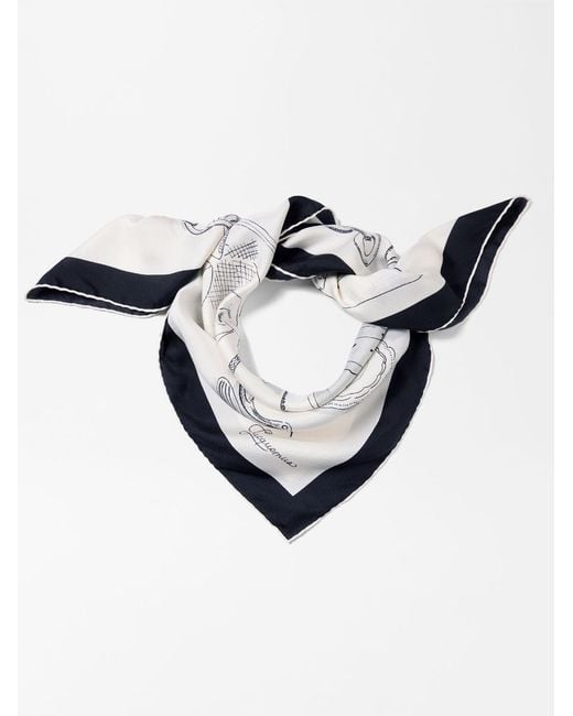 Jacquemus Black The Cocktail Large Scarf for men