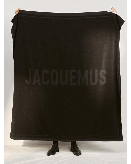 La Serviette Jacquemus en coloris Black