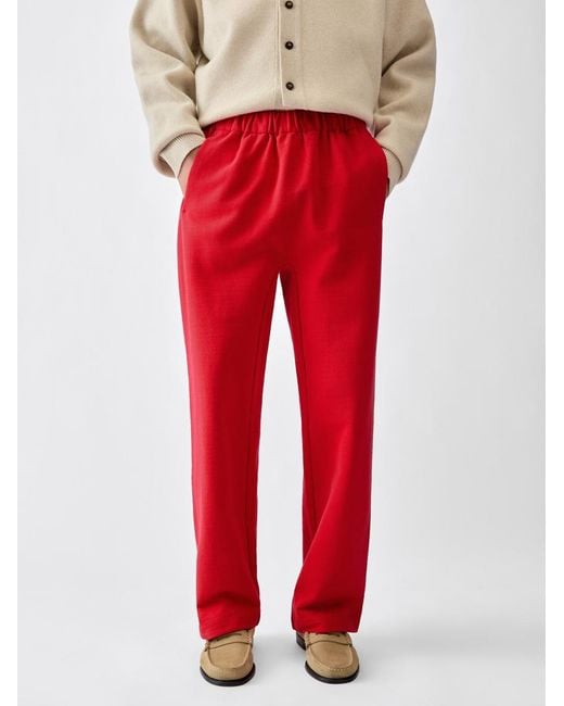 Jacquemus Red The Rond Carré Sweatpants