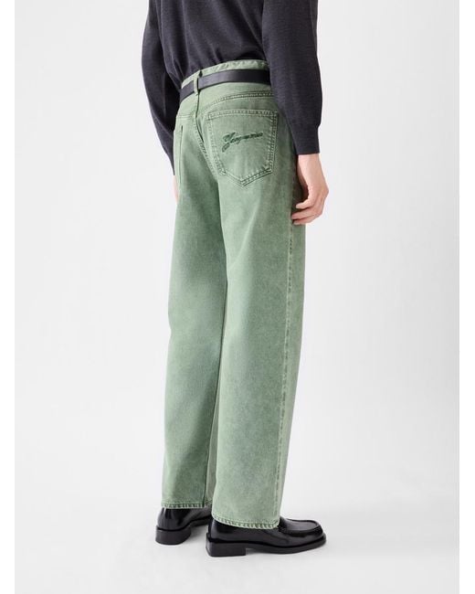 Jacquemus Blue The Straight De-Nîmes Denim Pants for men