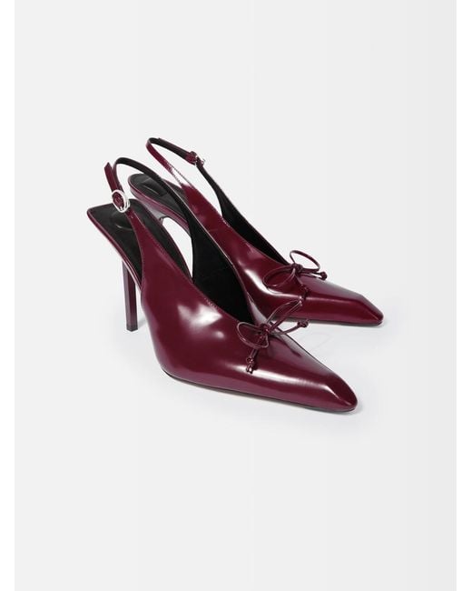 Slingback Alte Cubisto di Jacquemus in Purple