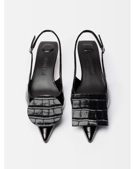 Jacquemus White The Low Duelo Slingbacks