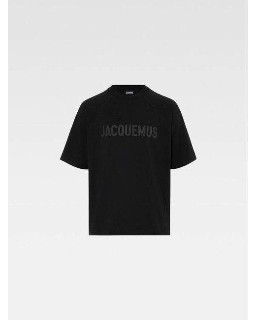 Jacquemus Black Le T-Shirt Typo for men