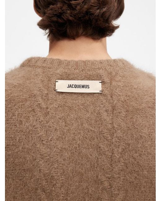 Jacquemus White The Nuvola Sweater