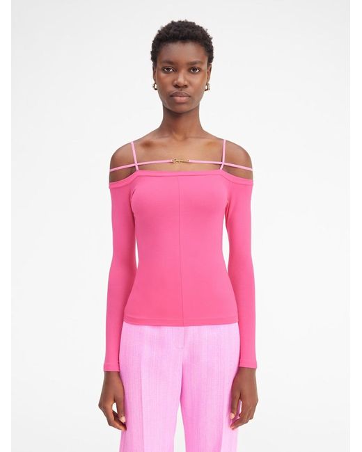 Jacquemus Pink Le T-Shirt Sierra