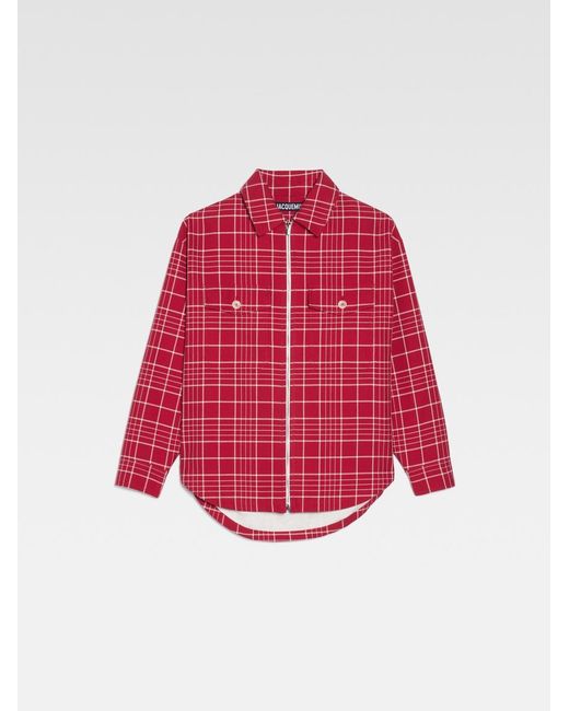 Jacquemus Le Blouson Montagne in Red | Lyst Jacquemus Le Blouson Montagne in Red | Lyst