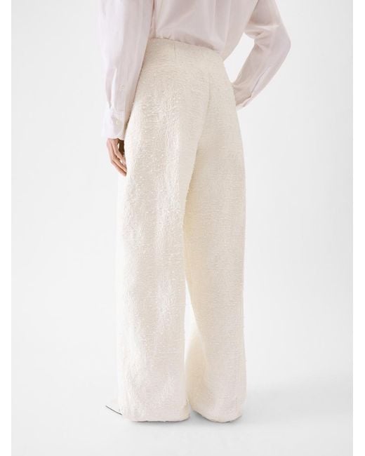 Jacquemus White The Curvo Pants